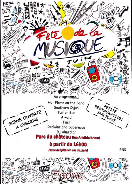 Fête de la musique, c’est aujourd’hui !!!